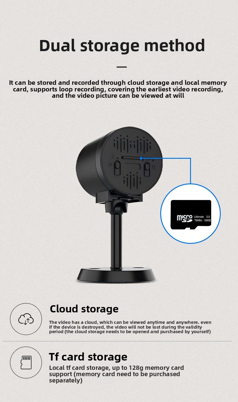 C1 Smart WIFI Small Wide-Angle HD Home Security Night Vision Surveillance Camera_voghion.com