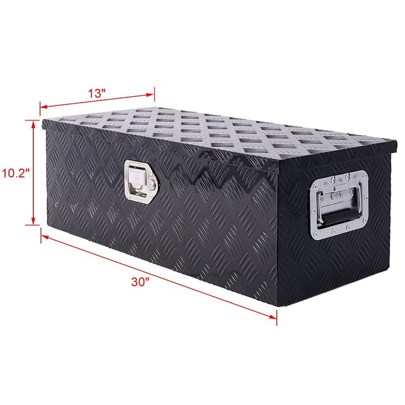 Storage B RV Storage 30 pollici Cassetta degli attrezzi Sottoscocca Attrezzo Rimorchio Attrezzo Camion Pickup Scatola per esterni Scatola pesante Organizzatore Alluminio_voghion.com