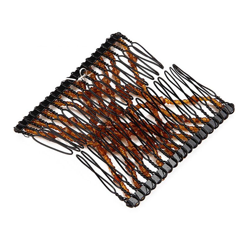 Vsestranski glavnik za vstavljanje kristalnih perlic, naprava z diskom iz čarobne žice, glavnik za oblikovanje las z mrežico_voghion.com