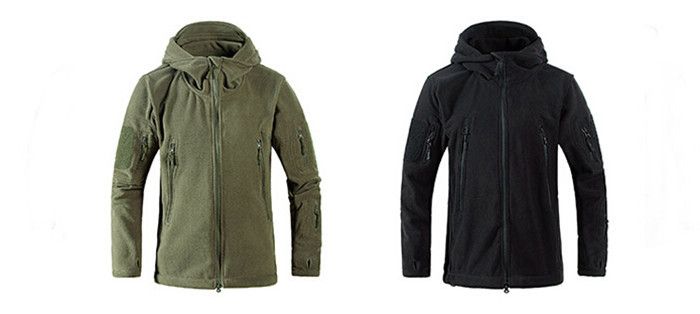 Herrkläder Utomhus taktisk varm kofta fleecejacka för män och kvinnor tjock hardshell jacka liner fleecejacka_voghion.com