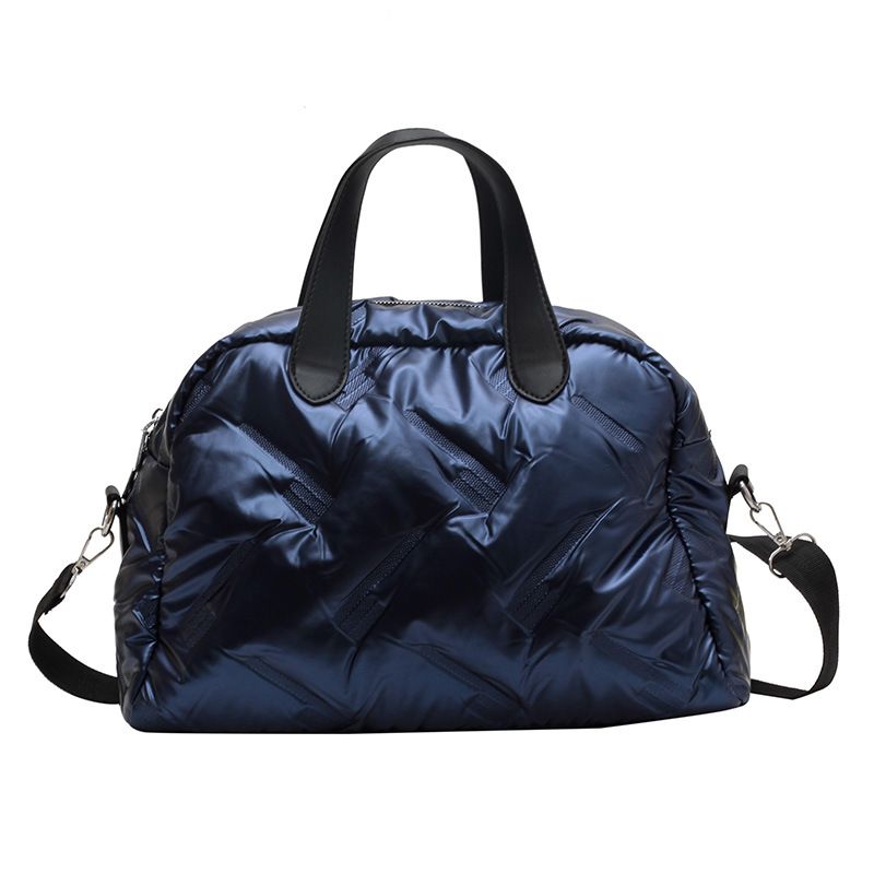 Materiale del piumino Giacca imbottita in cotone Borsa casual Tracolla lunga_voghion.com