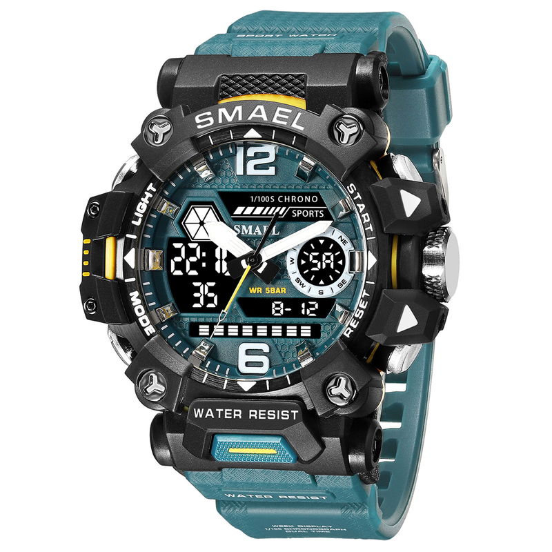 SMAEL Neue personalisierte Herren-Sportuhr aus Legierung, multifunktional, wasserdicht, für den Außenbereich, 8072_voghion.com