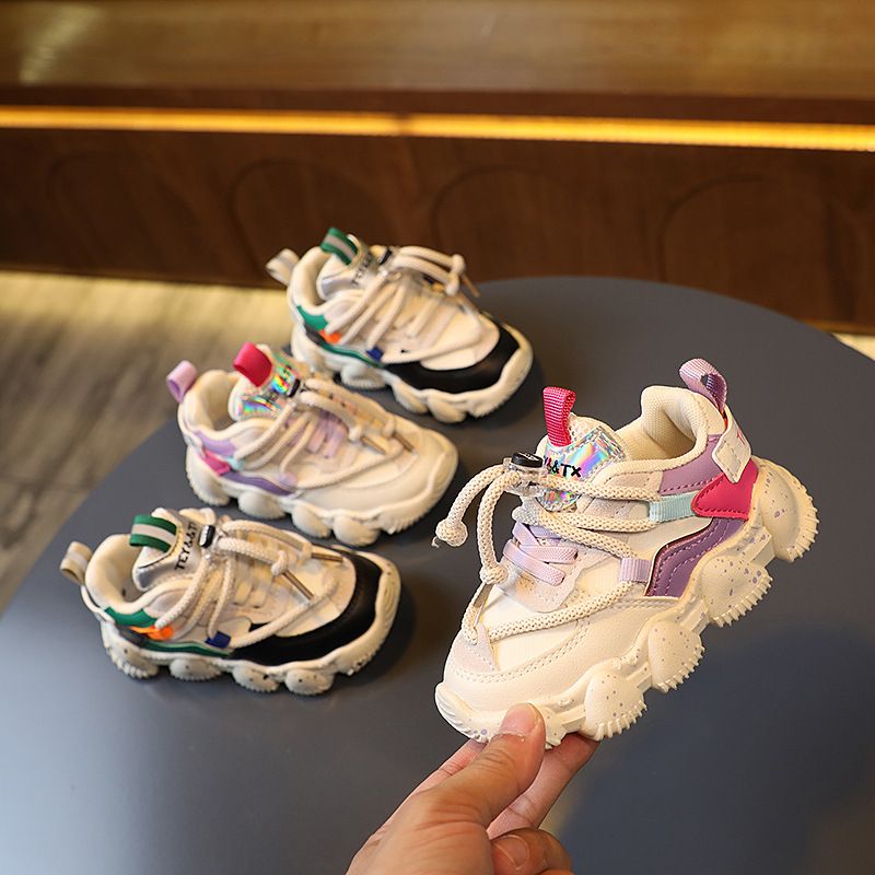 SHLIANG Maat 21-30 Baby Peuter Schoenen Voor Jongens Meisjes Ademende Kinderen Casual Schoenen Sneakers Antislip Kinderen Sportschoenen Tenis S056B_voghion.com