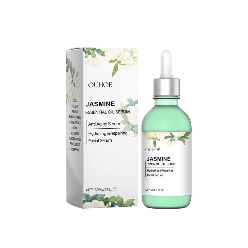 OUHOE Jasmine Essential Oil Refreshing Non Greasy Firming Skin Brightening Essence_voghion.com