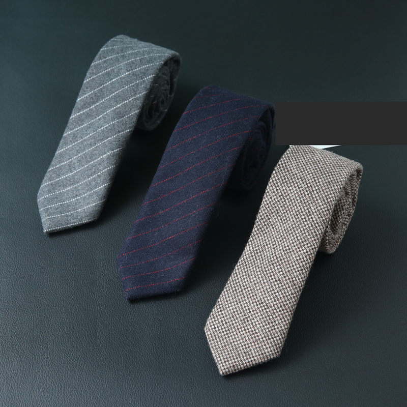 Fashionable Wool 7cm Men's Formal Business British Trendy Tie Factory Direct Sale In Stock_voghion.com