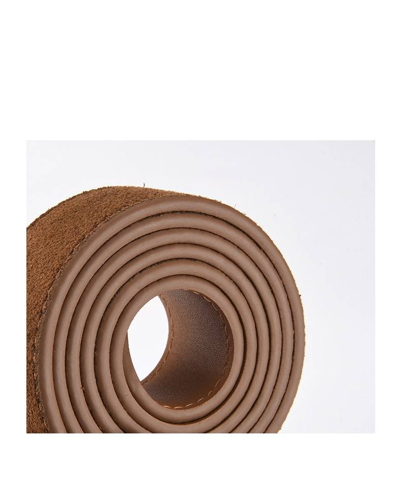 Oval English Leather Belt Women's Frosted Suede Premium Sense Hundred Pants Decorative Belt_voghion.com