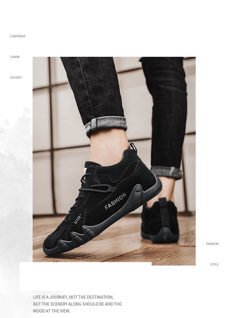 Stivali Martin da uomo con assicurazione sul lavoro, abbigliamento da lavoro basso e antiscivolo, suole morbide, scarpe da cantiere leggere e resistenti all'usura, scarpe da lavoro da uomo_voghion.com