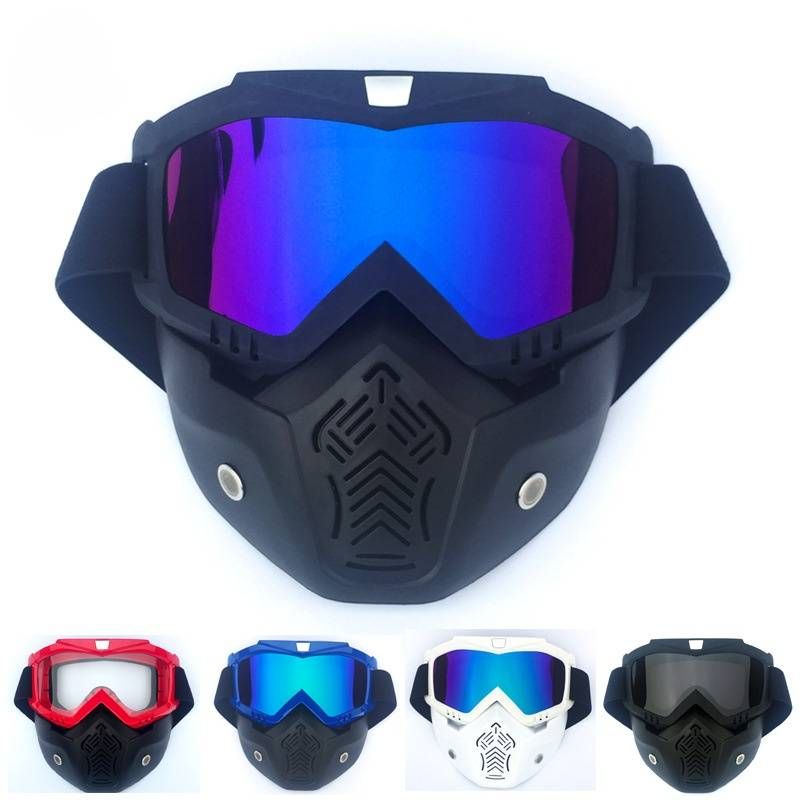 Retro Motorcycle Goggles – UV Protection, Anti-Fog, Interchangeable Lenses For Off-Road Riding, Snow Sports & Outdoor Adventures (Unisex)_voghion.com