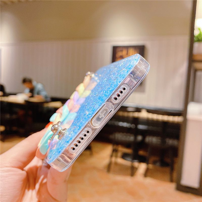 Kolorowa bransoletka z brokatem silikonowa obudowa do Xiaomi Redmi Note 13 12 10 9 8 Pro 13C 10C Mi 11 Lite 5G NE 11T POCO X5 X3_voghion.com