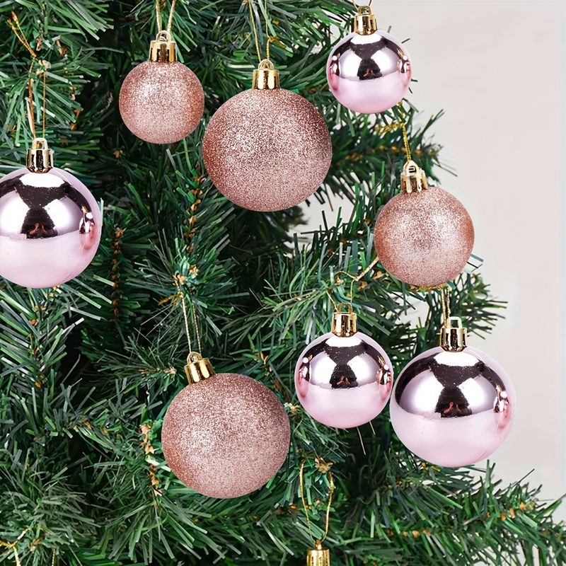 Lillian Cross-Border Hot-Selling In-Stock 42pcs Balls Festive Atmosphere Christmas Tree Decoration Ornaments Manufacturer_voghion.com