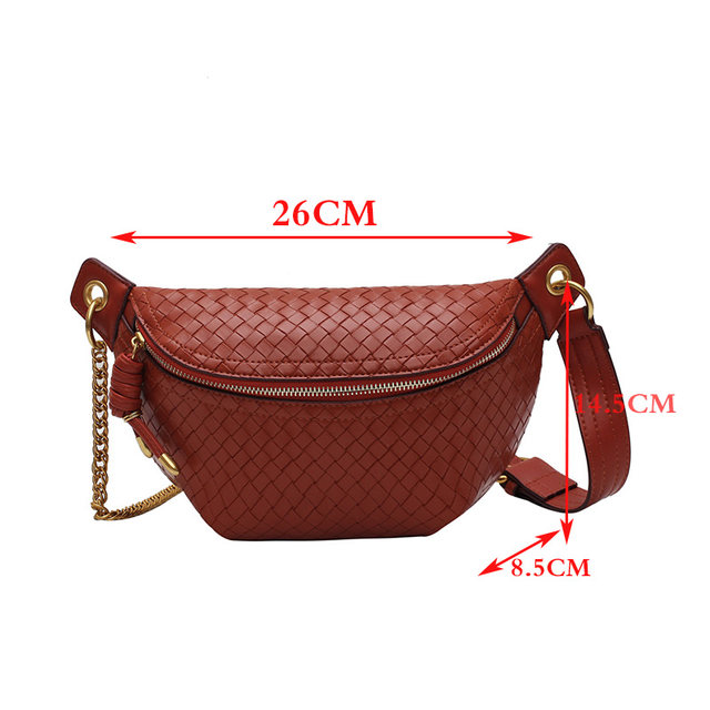 2023 Nuova catena Marsupio in pelle da donna Marsupio con tracolla Borsa a tracolla Mini Marsupio Borsa per telefono per ragazza di moda_voghion.com