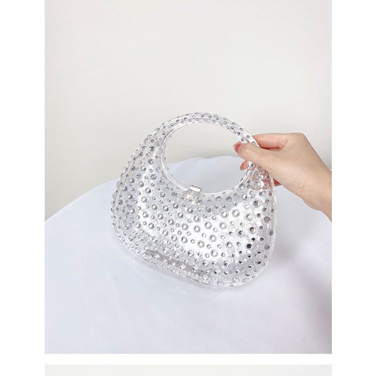 Borse stravaganti borse per donna borse acriliche estive trasparenti borse da sera con diamanti_voghion.com