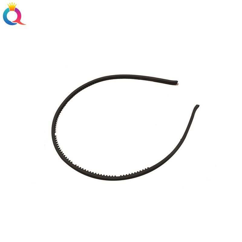 Non Slip Toothed Headband Pressed Bangs Hair Headband Simple Black Brown Face Wash Hair Accessories Female_voghion.com