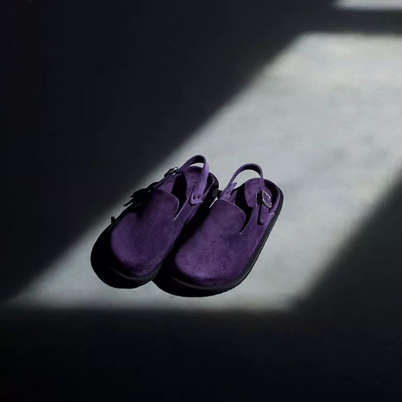 New Style Summer High-End Closed-Toe New Outdoor Slippers Casual Fashion Comfortable Single Shoes_voghion.com