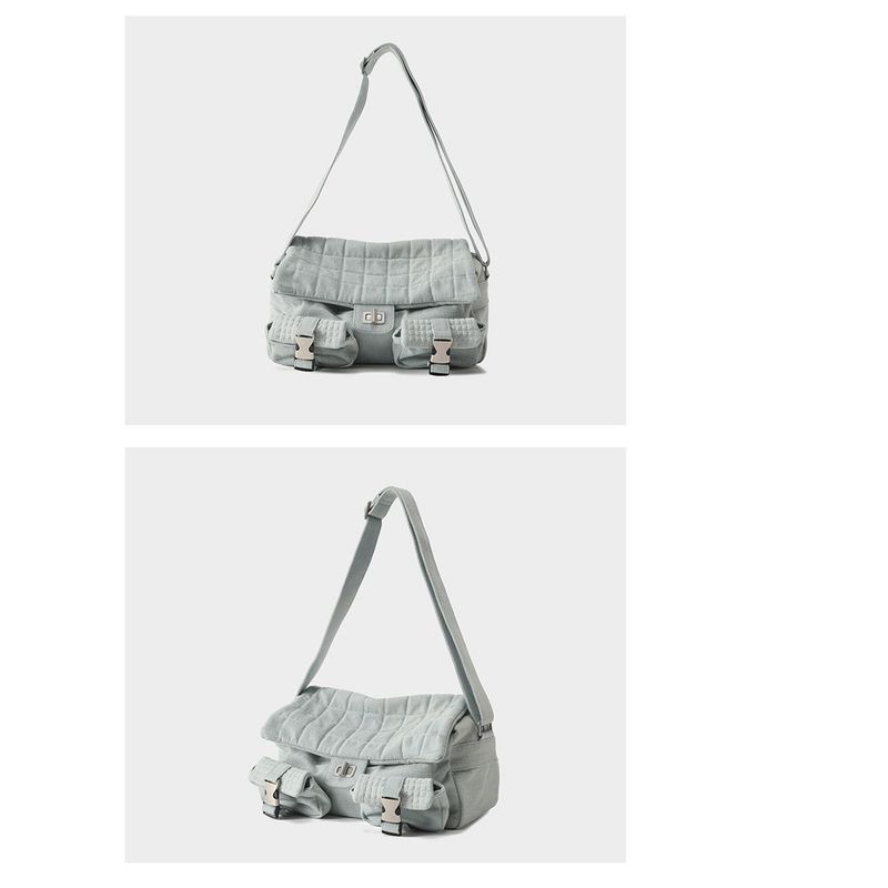 Korean Multi-pocket Armpit Large 2025 Spring And Summer New Casual Sports Crossbody Bag Retro Toast Bag Fashionable Versatile_voghion.com