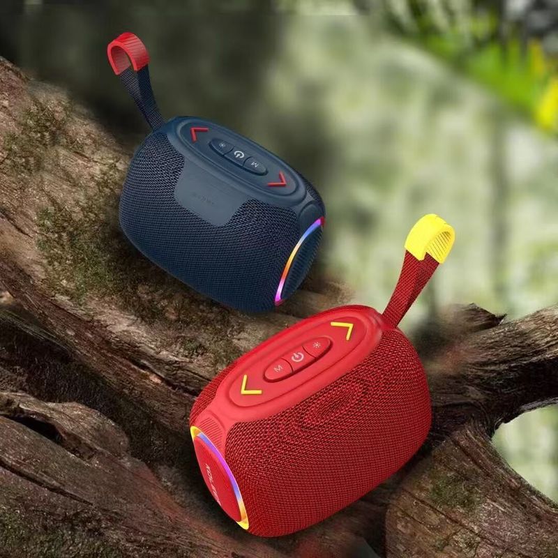 German Heavy Cannon Waterproof Wireless Bluetooth Speaker Bass Portable Outdoor Card Slot High Sound Quality Volume_voghion.com