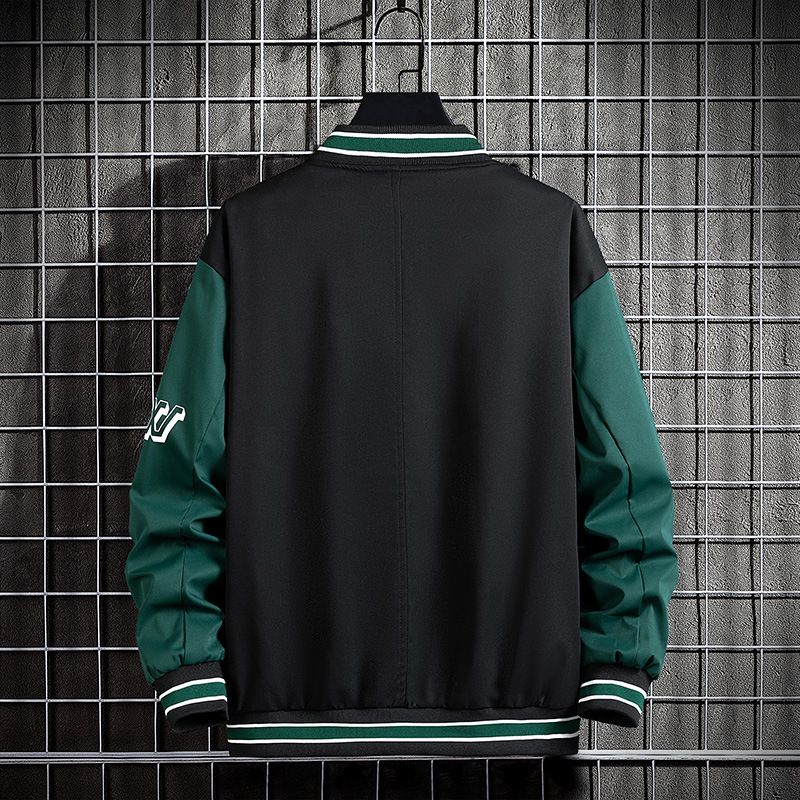 Moderni beisbola krekli vīriešiem, pavasarim un rudenim, pusaudžiem, moderni plus izmēra krekli vidusskolēniem un studentiem, apaļīgi puiši_voghion.com