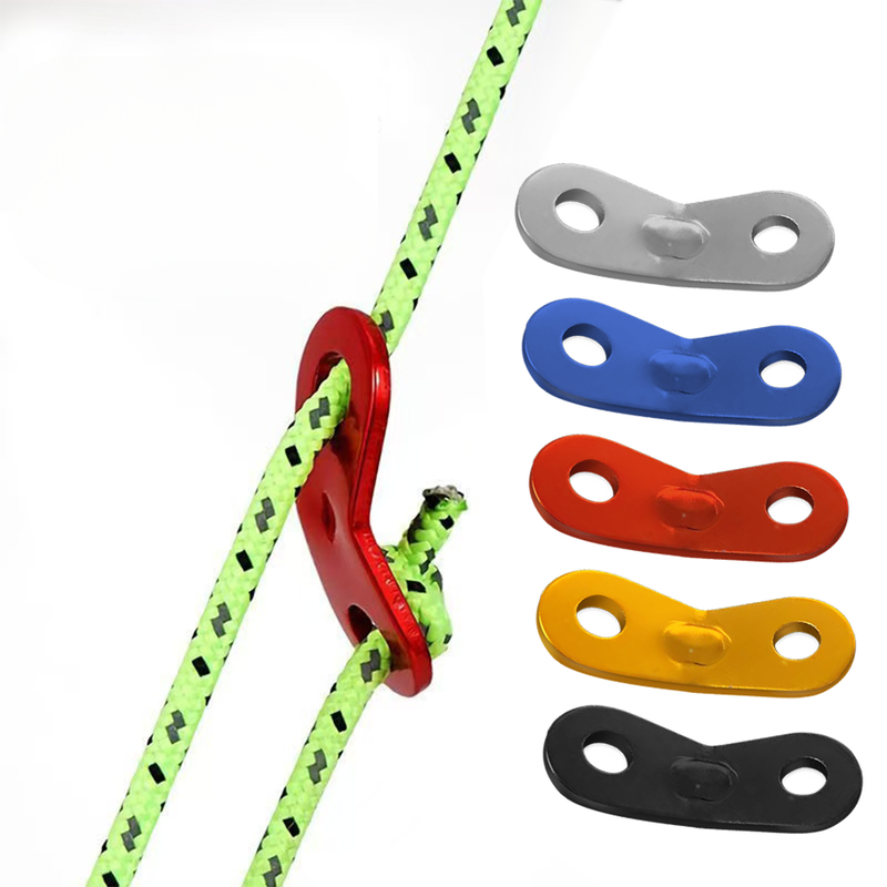 Tenda da campeggio con fibbia a vento, tenda da campeggio con regolazione scorrevole, ombrellone in lega di alluminio con doppio occhiello, piccolo accessorio_voghion.com