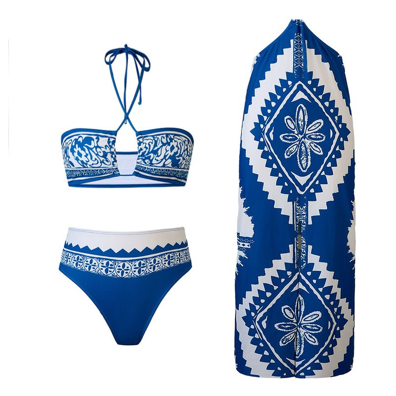 Odzież damska Split Women's Swimsuit Vacation Bikini Swimsuit_voghion.com
