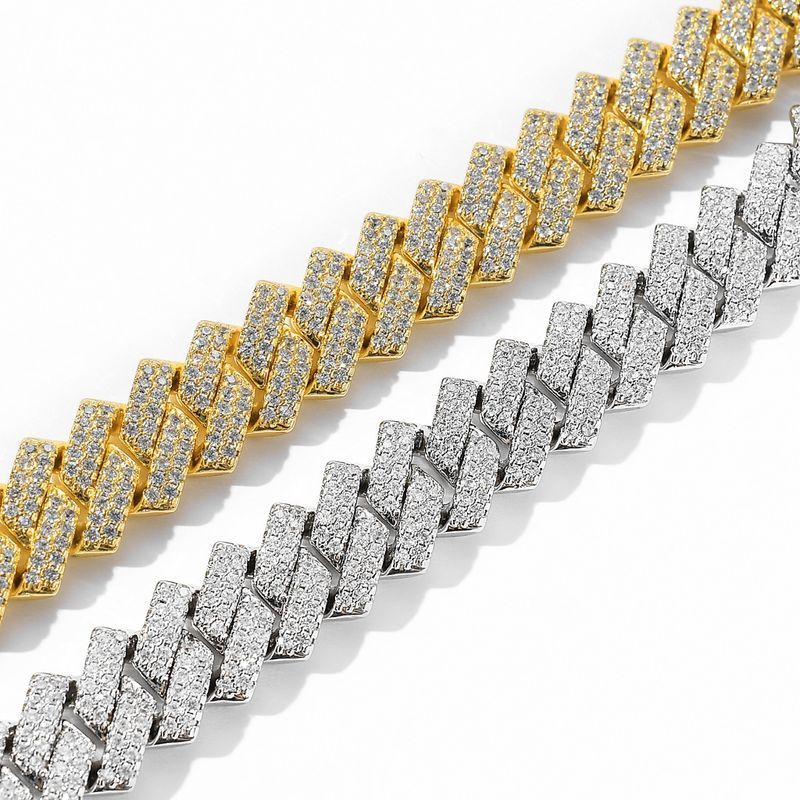 2023 Neit Selg Hip Hop Inlay Mat Waasser Handdekoratioun Männer Bar Kubanesch Kette 14mm Dia Personaliséiert Bracelet_voghion.com