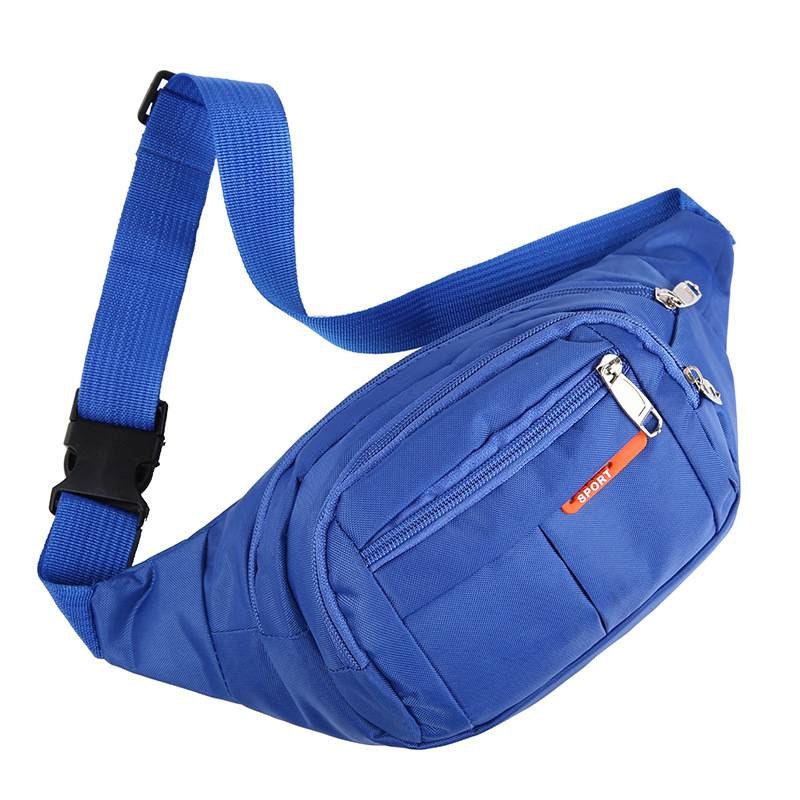Sac de taille pour hommes Sac à bandoulière en toile pour téléphone portable en gros Outils Sac pour téléphone portable Sac de poitrine croisé de sport Portefeuille mobile de voyage (Double sort)_voghion.com