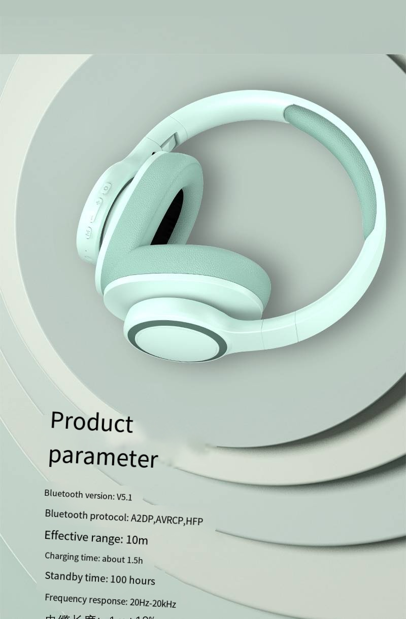 P2962 Headworn Bluetooth earphones, wireless best-selling ultra long battery life music earphones, private model P2962_voghion.com