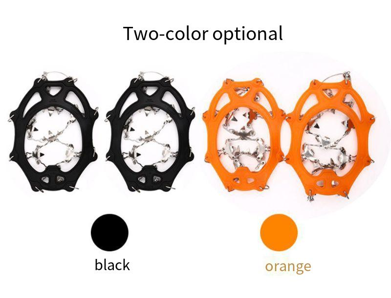 Crampons antidérapants pour chaussures de montagne, 26 dents, en acier inoxydable 201_voghion.com