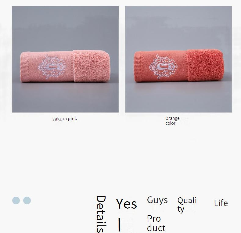 7A Antibacterial 100% Cotton A-Class Towel Set - Ultra Thick & Super Absorbent Soft & Skin-Friendly Multi-Color Options Face Towel & Bath Towel_voghion.com