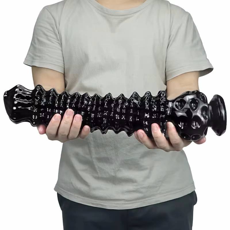 Plugue anal preto enorme, dildos para massagem de próstata, estimulador anal vaginal, plug anal longo, dilatador de ânus, brinquedos sexuais para mulheres/homens_voghion.com