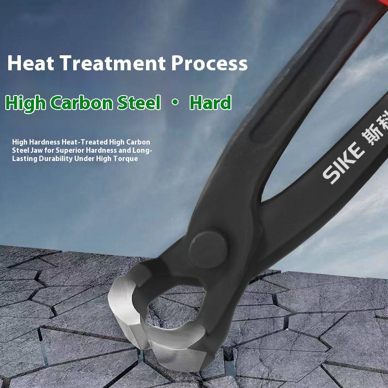Professional High-Carbon Steel Wire Cutters - Ergonomic Hand Tool For Construction, DIY & Electrical Work With Alloy Steel Blades_voghion.com