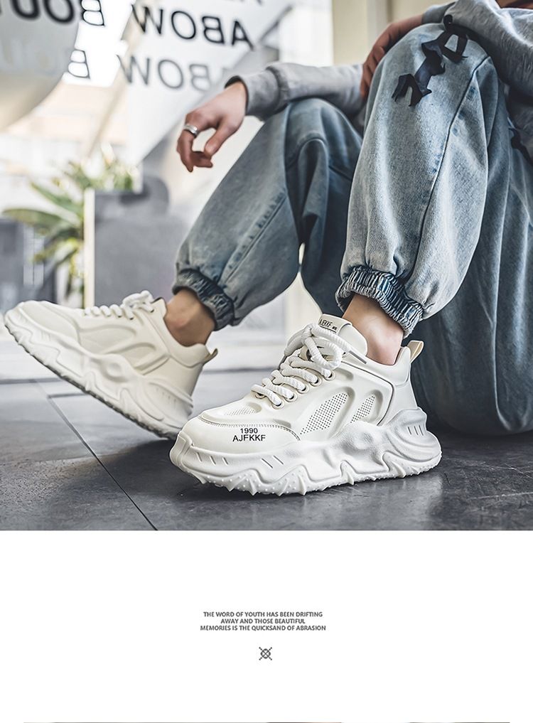 Offre spéciale, durée et quantité limitées, jusqu'à épuisement des stocks ! Chaussures de sport décontractées en mousse à semelles épaisses pour hommes et femmes, très prisées._voghion.com