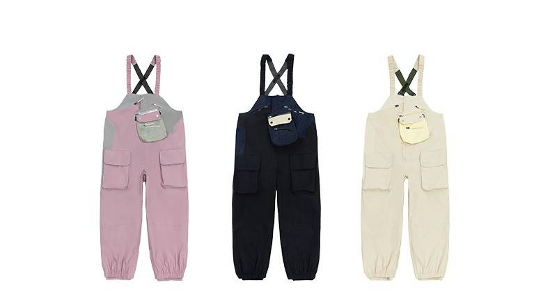Ski-Latzhose – Wasserdichte und winddichte Skioveralls für Damen und Herren (Kunstgelb, Beerenrosa, Klassisches Schwarz) – Größen XS bis L_voghion.com