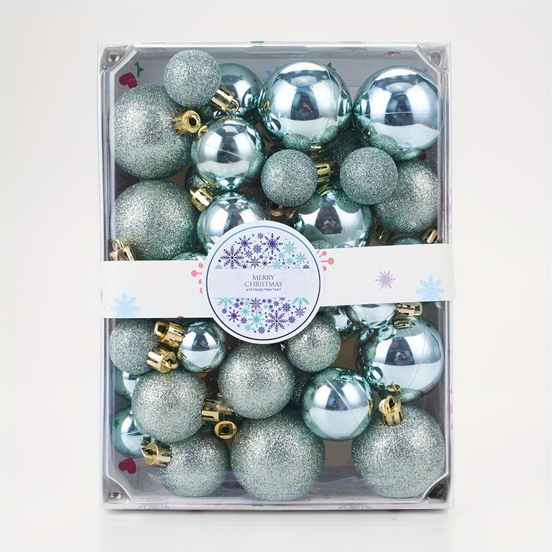 Lillian Cross-Border Hot-Selling In-Stock 42pcs Balls Festive Atmosphere Christmas Tree Decoration Ornaments Manufacturer_voghion.com
