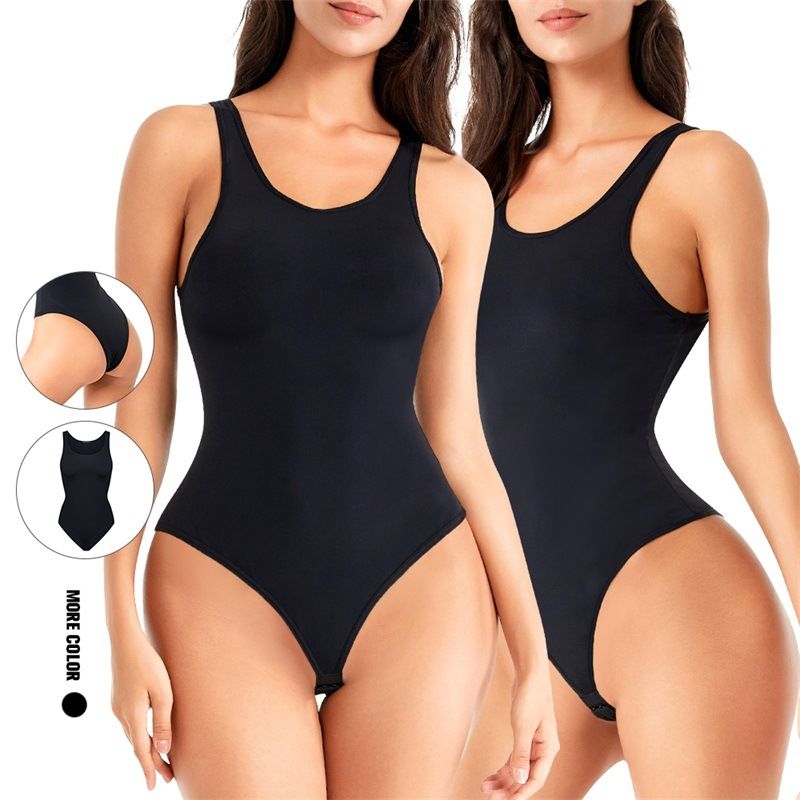 VoleFox Sexy Plus Size Corset Bodysuit Open Crotch Butt Lift Shapewear For Women Tummy Control_voghion.com