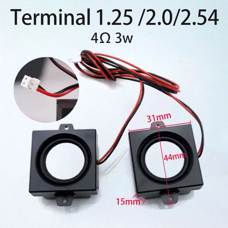 1PCS 3 Watt 4 Ohm Single Mini Full-Range Cavity Mobile Portable Advertising Speaker Connector_voghion.com