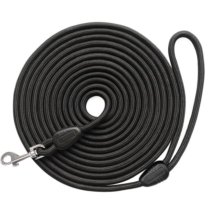 5M/10M/15M lange Hundeleine aus Seil – strapazierfähige Hundeleine aus Nylon für das Rückruf- und Agility-Training, für mittelgroße und große Hunde_voghion.com