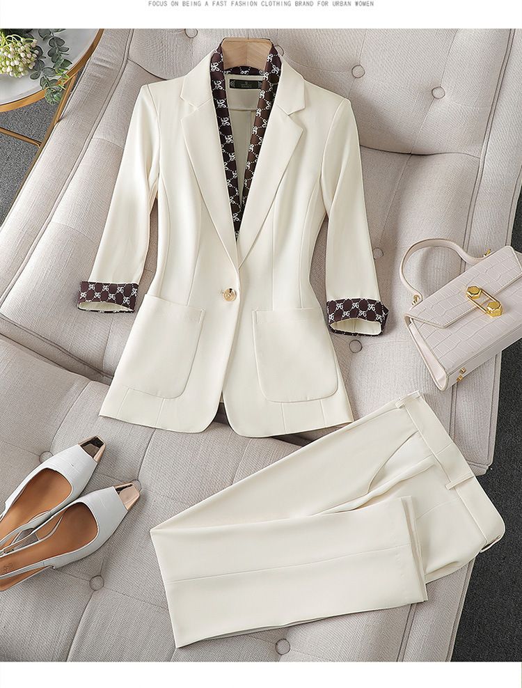 Abbigliamento da donna in primavera e in estate, temperamento alla moda, vestibilità slim, abiti professionali e casual, abbigliamento da lavoro di alta qualità per le donne_voghion.com