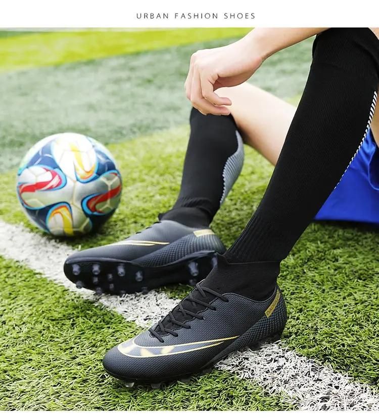 High top lange spikes fußball schuhe männer fußball stiefel große größe 35-47_voghion.com