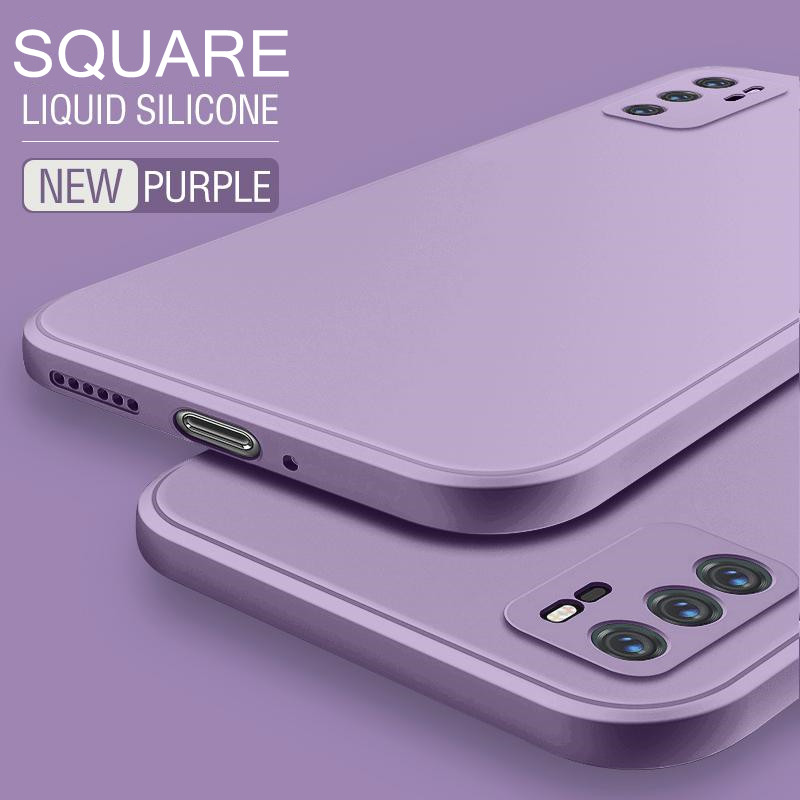 Voor Huawei P40 Pro P30 Pro P20 Pro Mate 40 Pro 30 Pro 20 Pro Hoesje Luxe Vierkant Origineel Vloeibaar Siliconen Zacht Hoesje_voghion.com
