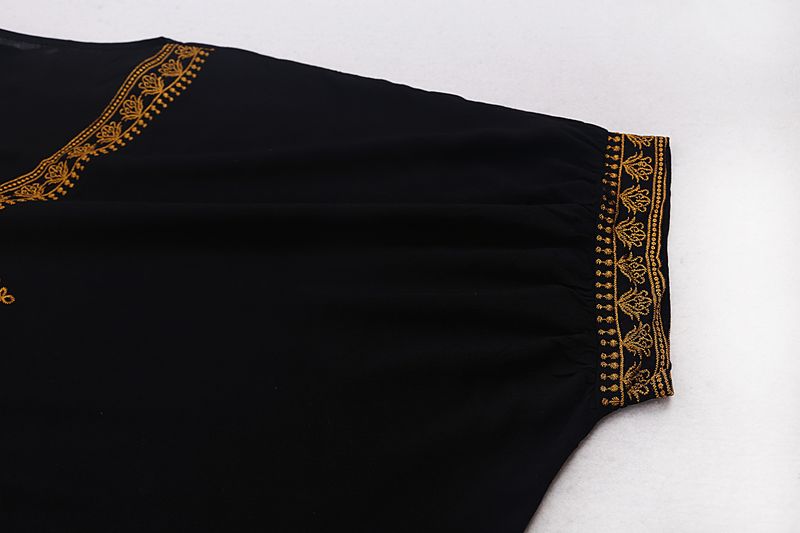 Robe de plage brodée en coton pour femme - Jupe longue portefeuille légère pour maillot de bain et protection solaire_voghion.com