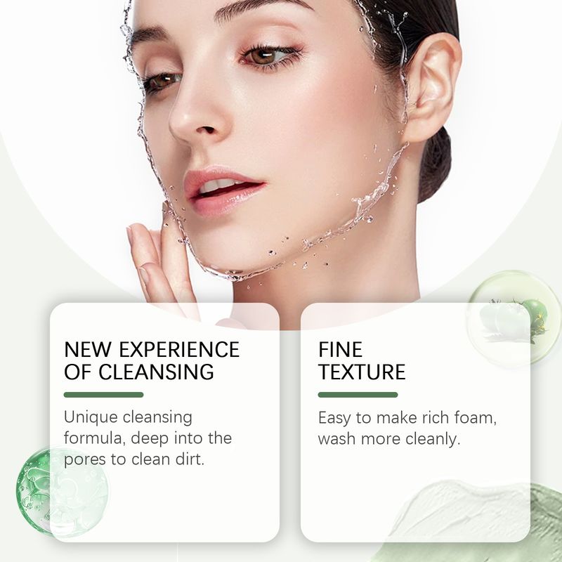 EELHOE Green Tomato Cleanser, Clean Facial Pores, Balance Oil And Moisturize Skin Cleanser_voghion.com