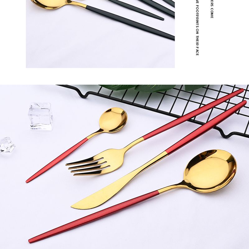 Luxus-Besteckset, 30 Stück – Partyzubehör in Weißgold_voghion.com