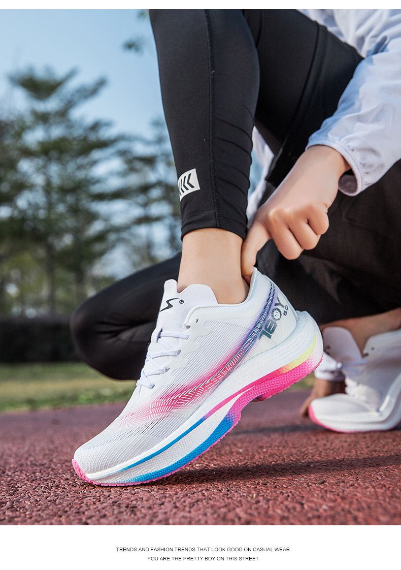 Ano do Dragão Edição Limitada Verão Masculino Luminoso Feminino Malha Respirável Corrida Noturna Estudante Casal Tênis_voghion.com