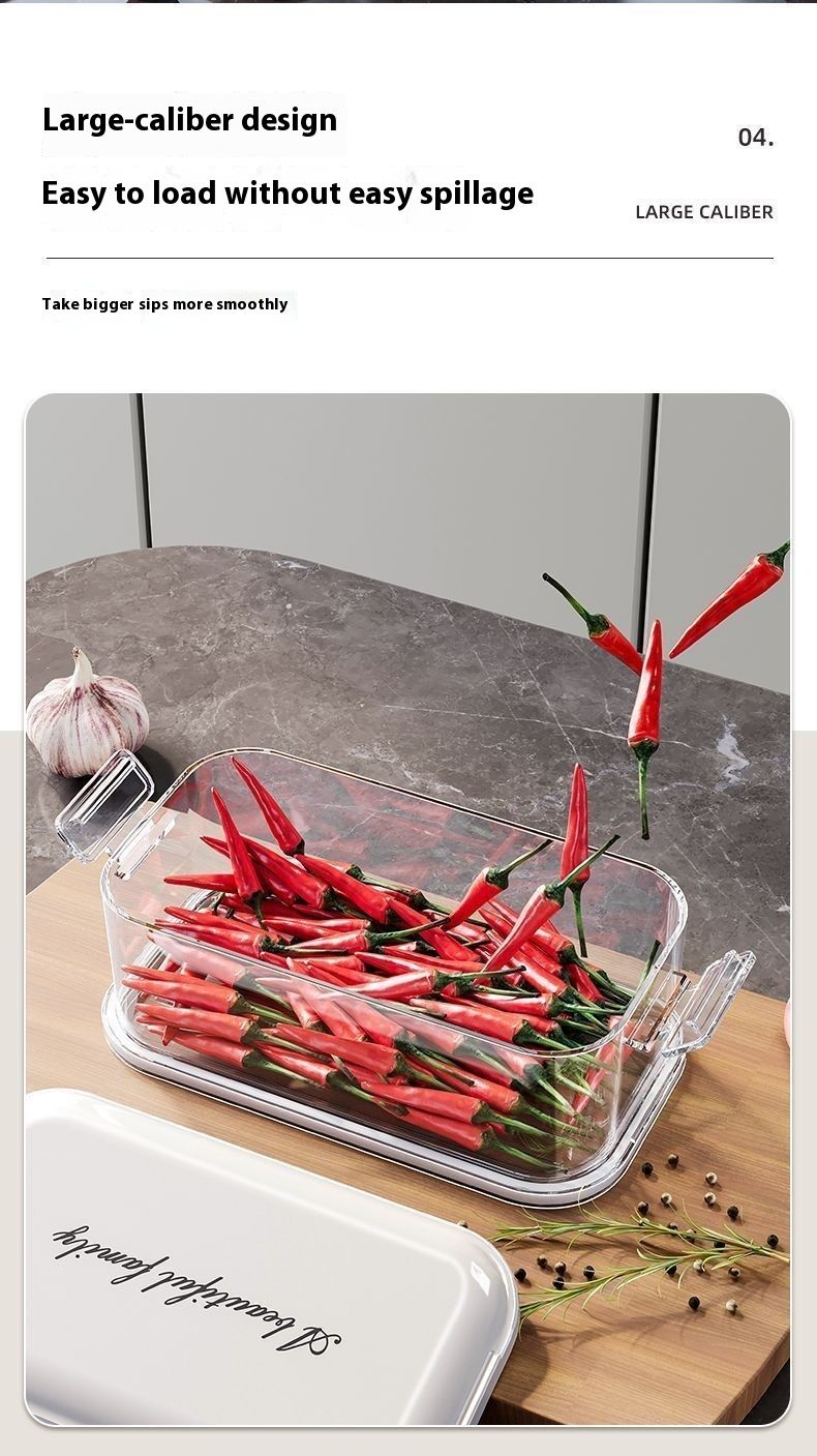 Gewürz versiegelt Küche Haushalt Glas High-End Pfeffer Anis Gewürz Aufbewahrungsbox Lebensmittelqualität_voghion.com