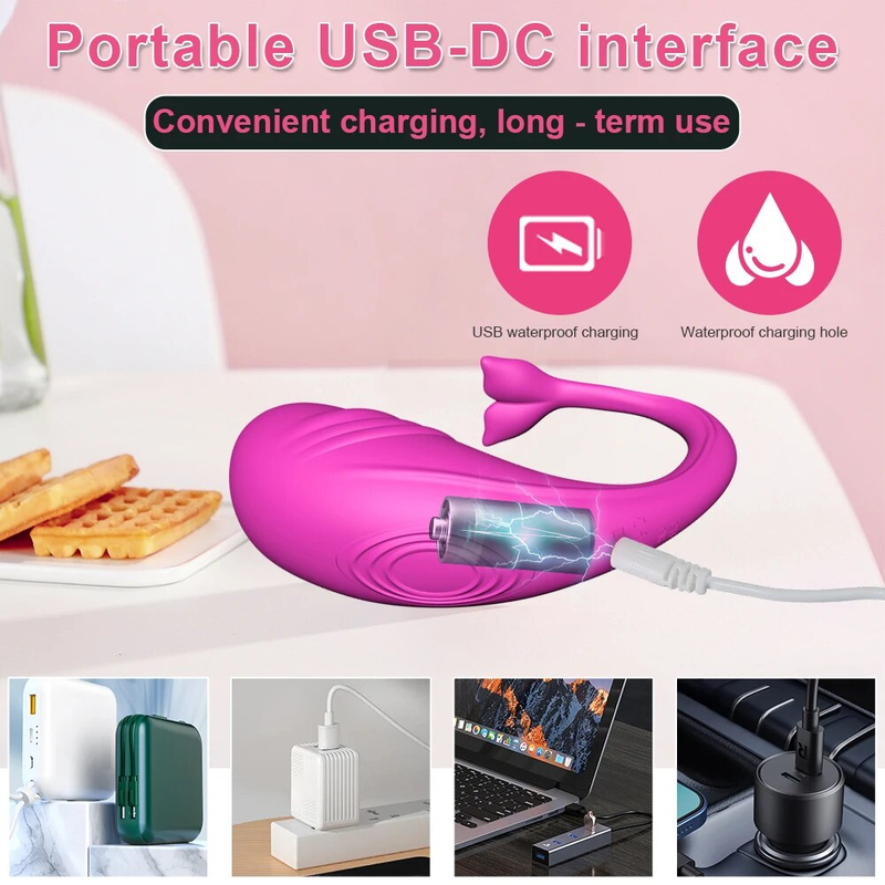 Vibromasseur Bluetooth sans fil pour femme, stimulation du clitoris, du point G, gode, œuf vibrant, culotte pour adulte_voghion.com