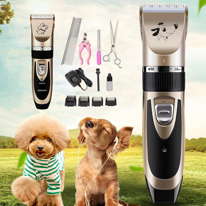 Pet Dog Hair Trimmer Animal Rechargeable Electrical Grooming Clippers Cat Cutter Machine Shaver Electric Scissor Clipper_voghion.com
