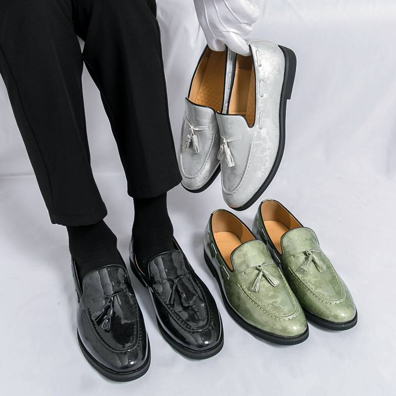Herrenschuhe aus schwarzem PU-Leder, formelle Oxfords, Schlupfschuhe, Business-Casual-Büroarbeitshochzeit, Übergröße 38–46_voghion.com