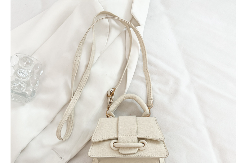 Mini Bag Fashionable And Versatile Belt Decorated Mini Bag Niche Handbag New High Value Shoulder Crossbody Small Square Bag_voghion.com