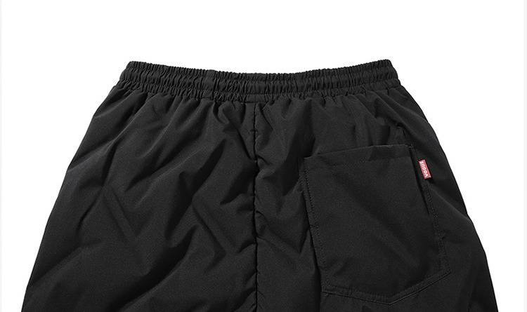 Herren-Winter-Daunenhose – Leichte Wärme mit Entendaunenfüllung, bequeme Baumwollmischung für Outdoor- und Freizeitkleidung_voghion.com