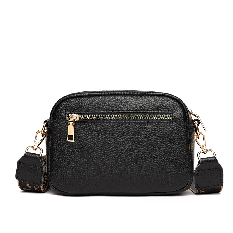Sac à main en cuir véritable pour femmes, classique, mode, sac à bandoulière à larges bretelles, tendance Simple, fourre-tout en cuir de vache, 2023_voghion.com